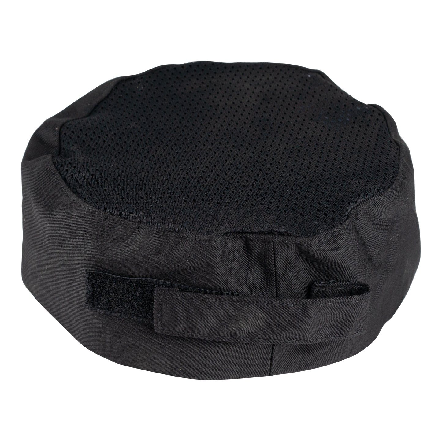 Premium Uniforms | Pill Box Cap w Mesh Top, Black