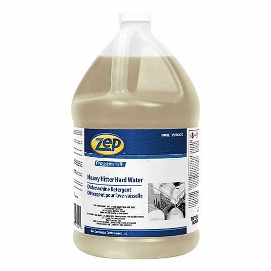 Détergent pour lave-vaisselle grande efficacité Zep pour eau dure, HD, 4L - P23654
