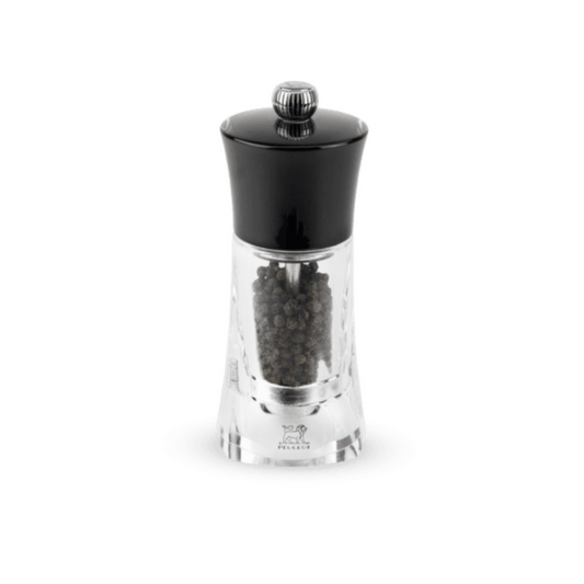 Peugeot | Pepper Mill, 5.5", Black/Clear Acrylic