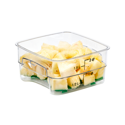 Cambro | CamSquare FreshPro Storage Container, 2 qt, Clear