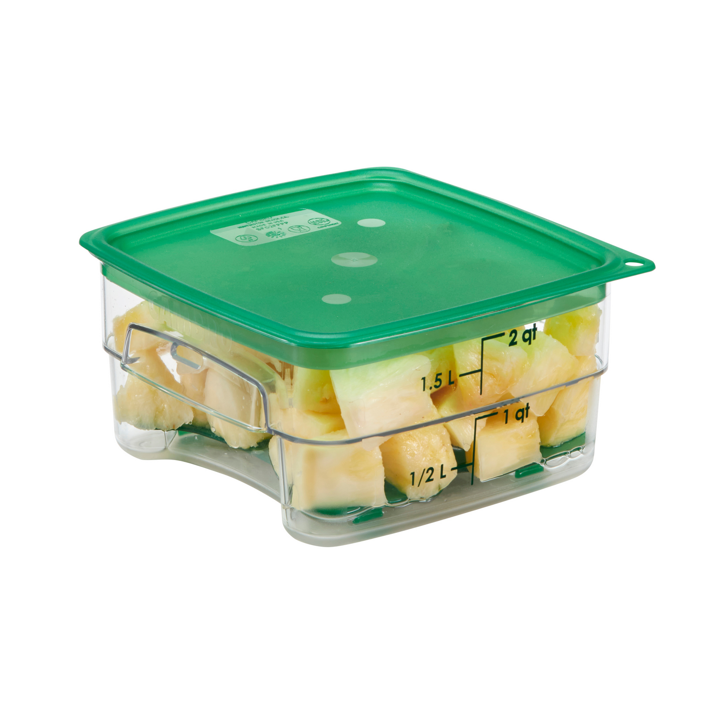 Cambro | CamSquare FreshPro Storage Container, 2 qt, Clear