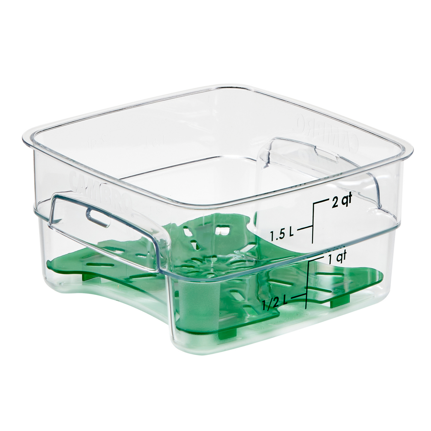 Cambro | CamSquare FreshPro Storage Container, 2 qt, Clear