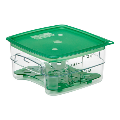 Cambro | CamSquare FreshPro Storage Container, 2 qt, Clear