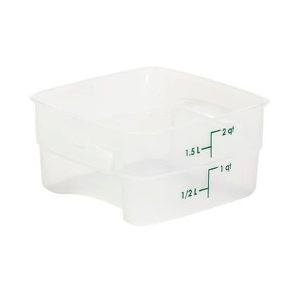 Cambro | CamSquares FreshPro Storage Container, 2 qt, Translucent