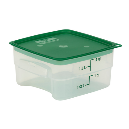 Cambro | CamSquares FreshPro Storage Container, 2 qt, Translucent