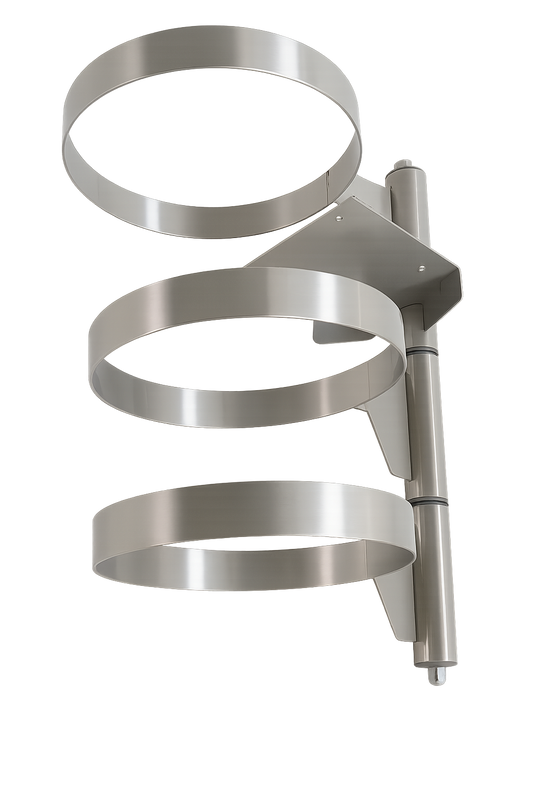 Halbar 3-Ring Bowl Holder, Stainless Steel - RICKYSBOWLHOLDER-3