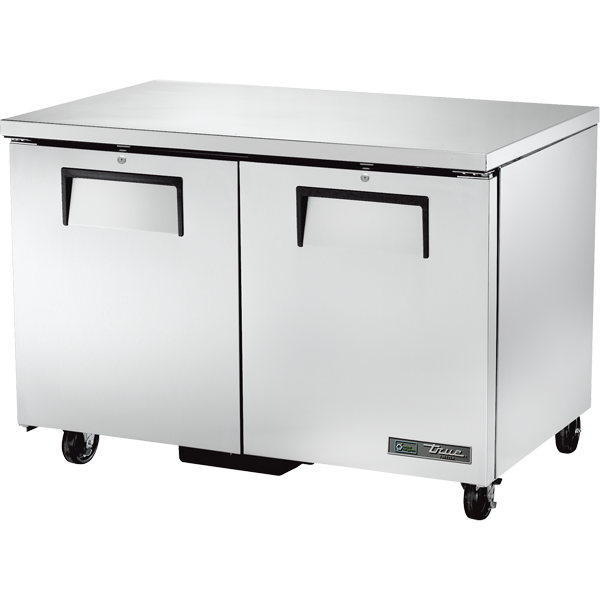 True | Double Door Undercounter Freezer, 48", 115/60/1