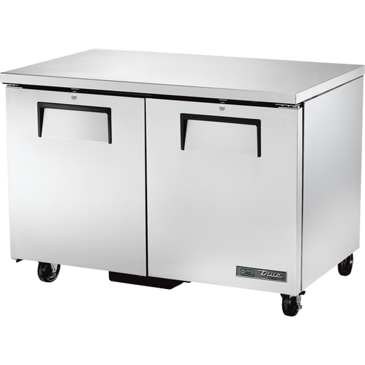 True | Double Door Undercounter Freezer, 48", 115/60/1