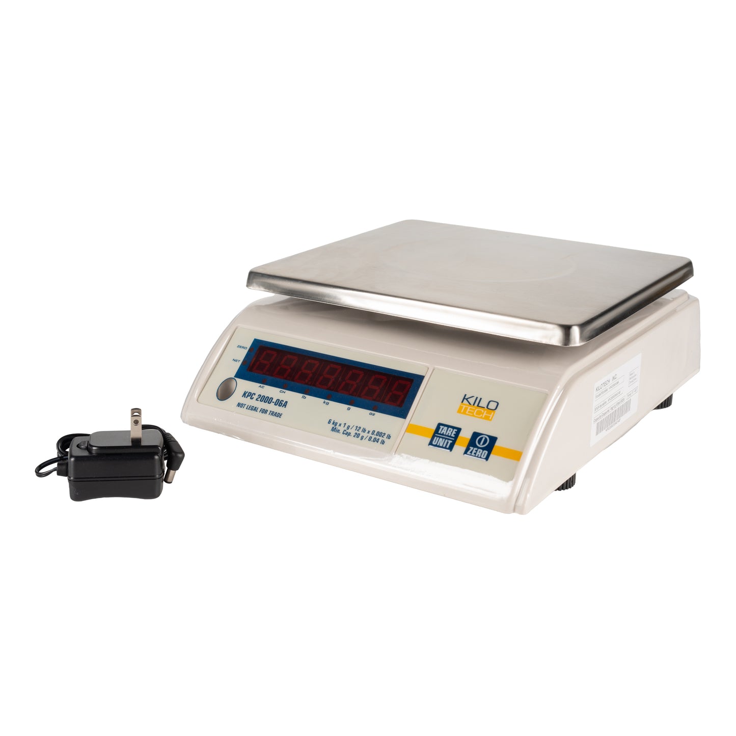 Kilotech | KPC-2000-06A Digital Portion Control Scale, 6 kg