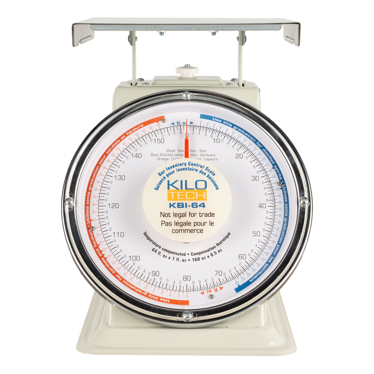 Kilotech | KBI 64 Mechanical Dial Bar Inventory Scale,  64 fl oz / 10 lb