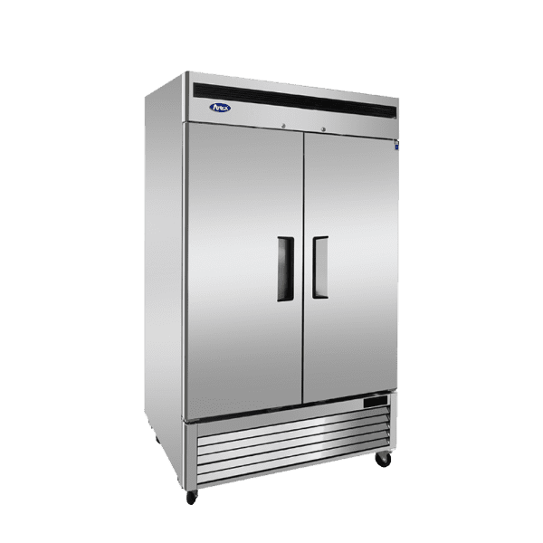 Atosa | MBF8503GR Bottom Mount Double Stainless Steel Door Reach-In Freezer, 55", 115/60/1