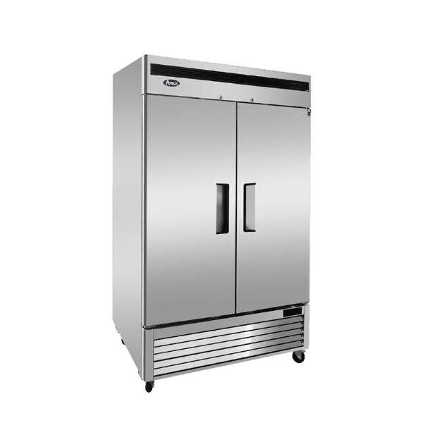 Atosa | MBF8507GR Bottom Mount Double Stainless Steel Door Reach-In Refrigerator, 55", 115/60/1