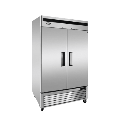 Atosa | MBF8507GR Bottom Mount Double Stainless Steel Door Reach-In Refrigerator, 55", 115/60/1