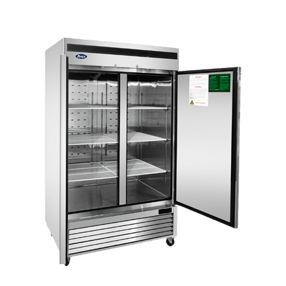 Atosa | MBF8507GR Bottom Mount Double Stainless Steel Door Reach-In Refrigerator, 55", 115/60/1