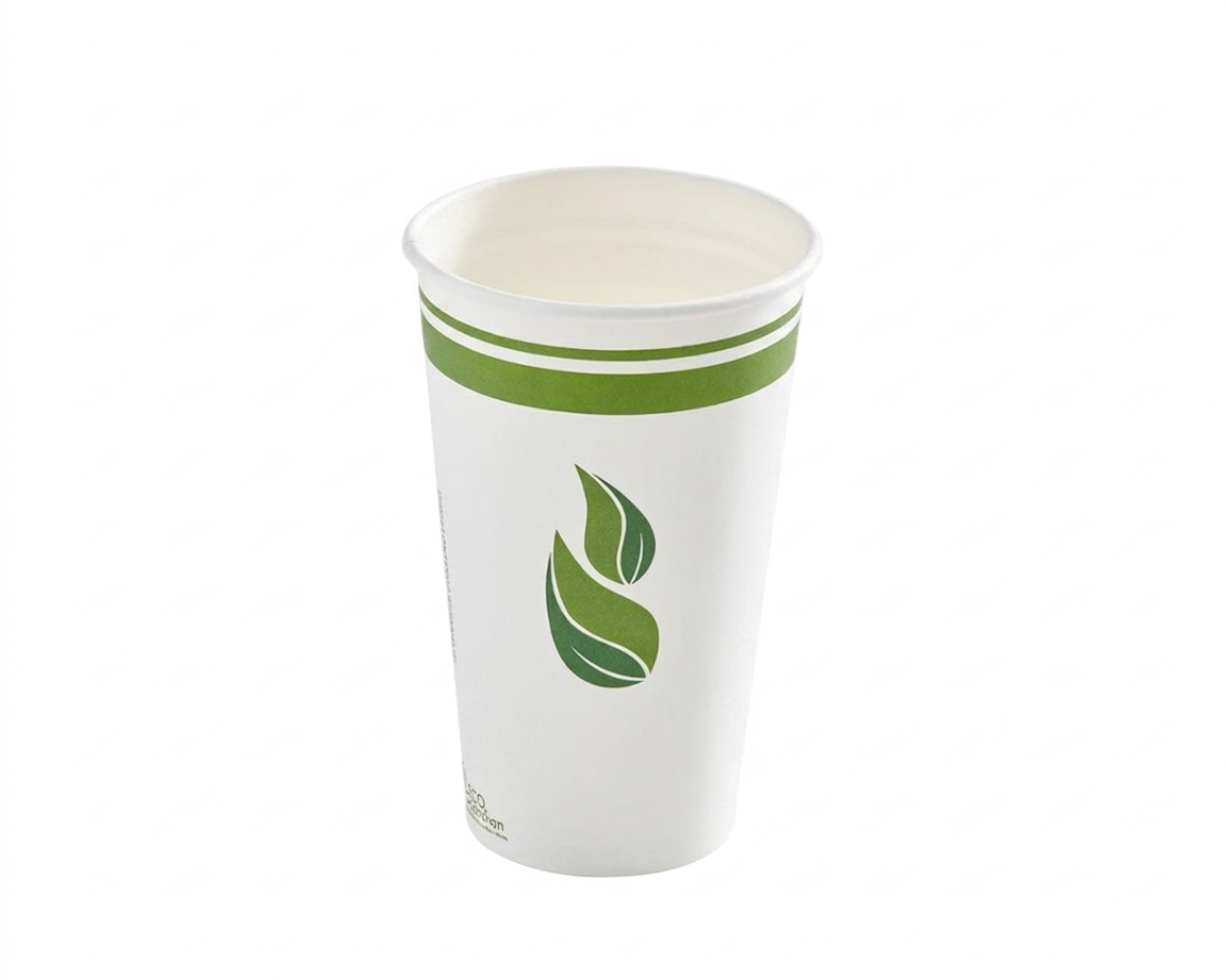 Eco Guardian Compostable PLA-Lined Paper Cup, 20 oz (600-pack) - EG-P-PL-K20-W40