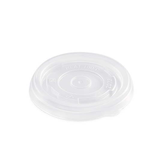 Couvercle recyclable Eco Guardian pour gobelet à soupe en carton de 8 oz, PP (paquet de 500) - EG-P-PP-S08-LID