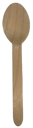 Cuillère en bois compostable Eco Guardian, emballée individuellement (paquet de 600) - EG-WS-IW-R1
