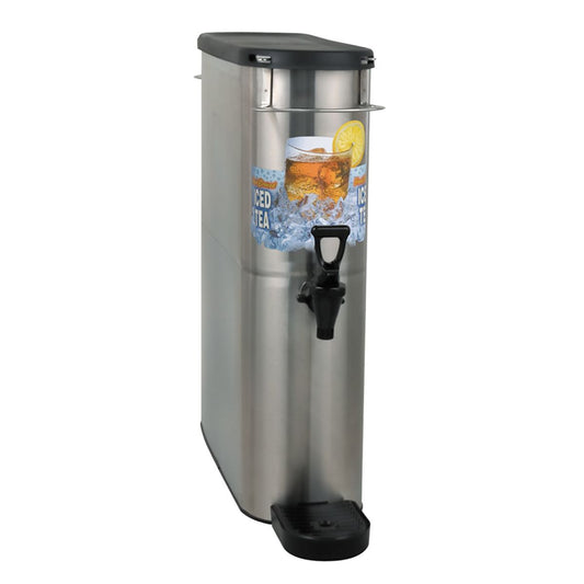 BUNN Narrow Iced Beverage Dispenser with Solid Lid, 4 gallon - 39600.0002