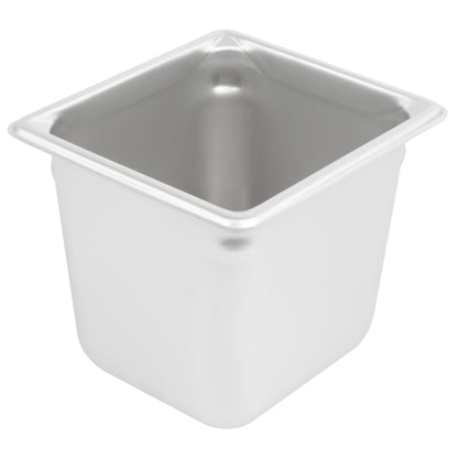 Vollrath Super Pan V 1/6 Size Food Pan, 6" Deep, 22 Gauge Stainless Steel - 30662