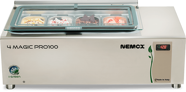 Nemox 4 Magic Pro 100 gelato case control panel