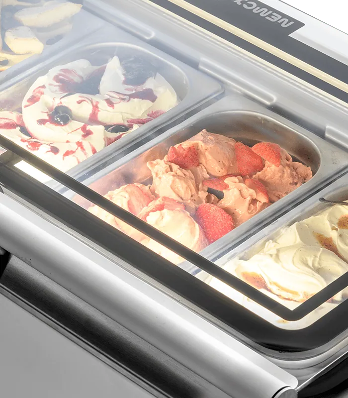 Nemox 4 Magic Pro 100 gelato case in service