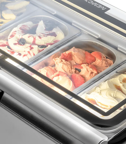 Nemox 4 Magic Pro 100 gelato case in service