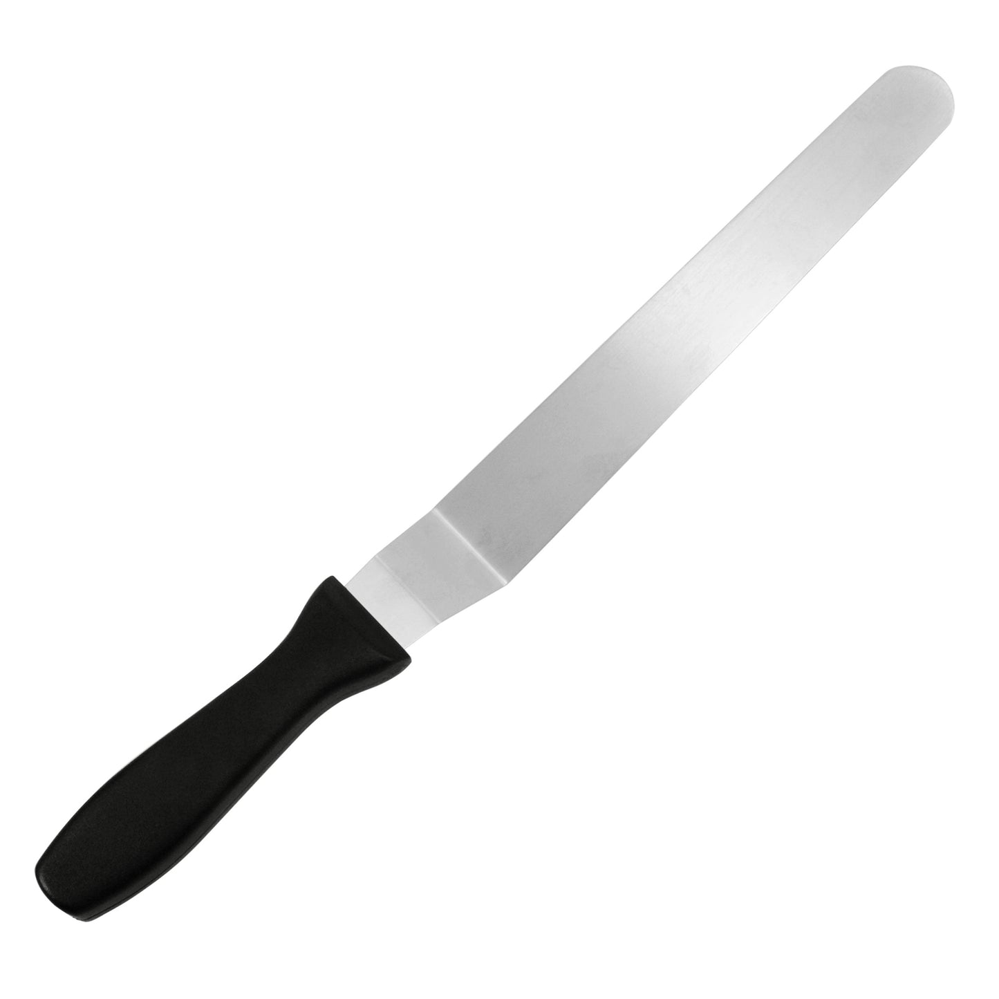 Fat Daddio's Angled Icing Spatula, 15.25", Stainless Steel - FDSPAT10OS