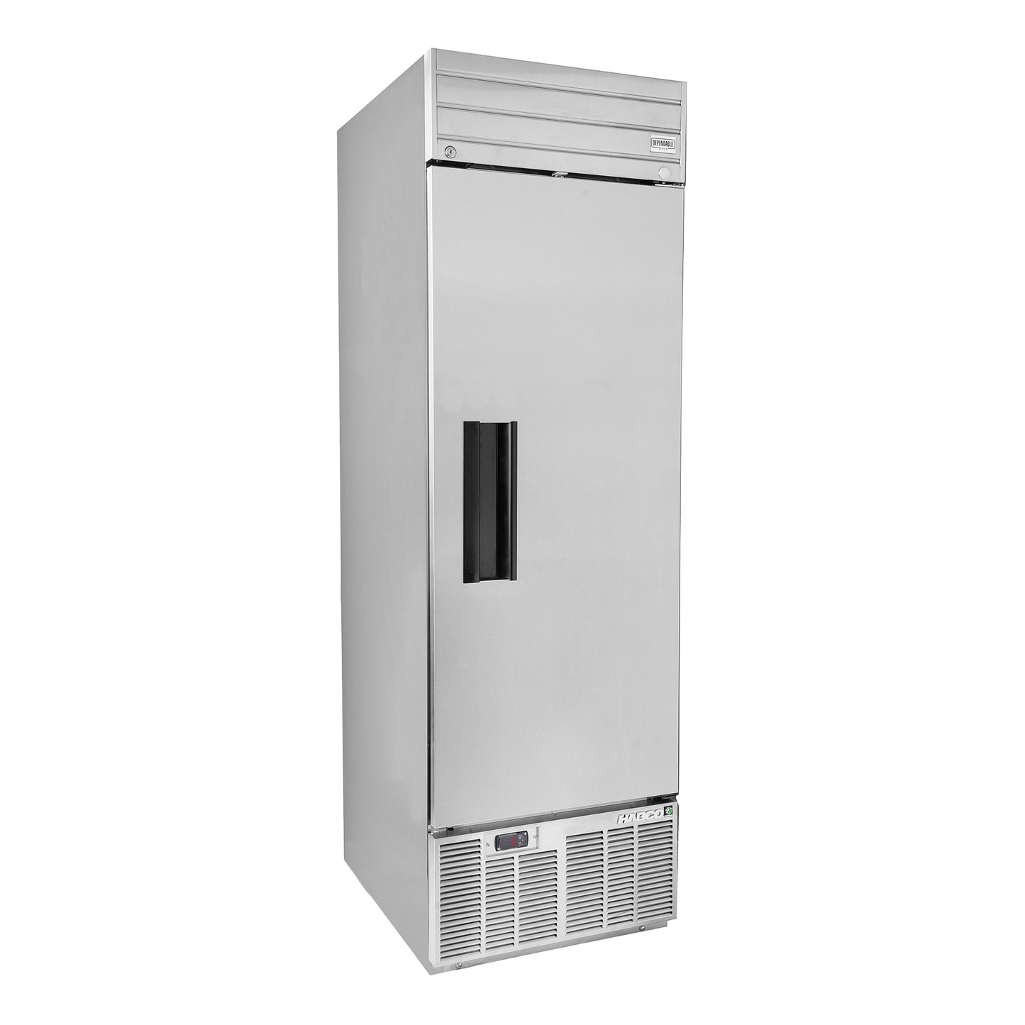 Habco | Dependable Series Refrigerator, Single Stainless Steel Door, 24 CuFt