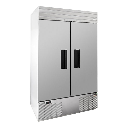 Habco | Dependable Series Refrigerator, Double Stainless Steel Doors, 46 CuFt