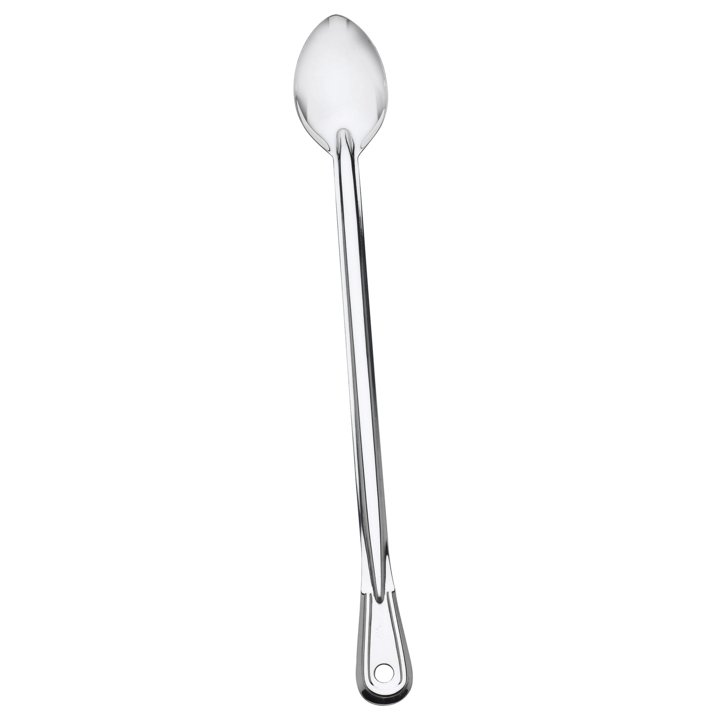 Browne | Extra Long Handle Solid Serving Spoon, 21", Stainless Steel