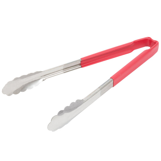 Vollrath | Kool-Touch One-Piece Tongs, 12", Red