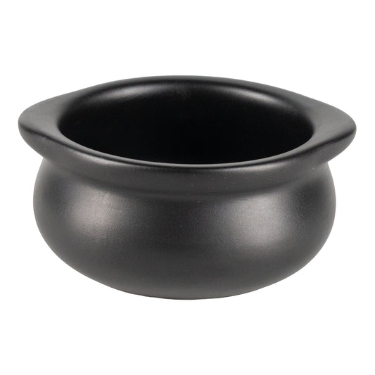 Tuxton | Mijoteuse à l’oignon, 12 oz, noir (paquet de 12)