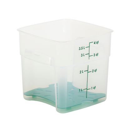 Cambro | CamSquares FreshPro Storage Container, 4 qt, Translucent