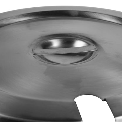 SignatureWares | Round Insert Slotted Cover, 11 qt, Stainless Steel