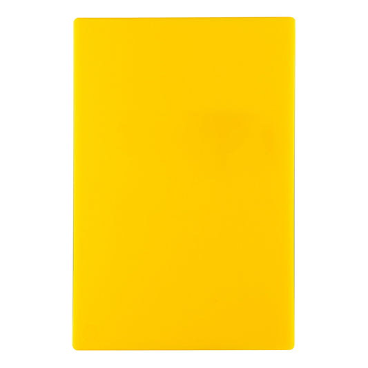 SignatureWares | Planche à découper à densité moyenne, 12" x 18", jaune