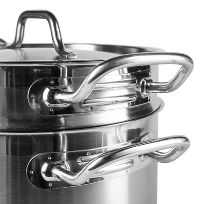 SignatureWares | Double Boiler Set, 9 qt, Stainless Steel