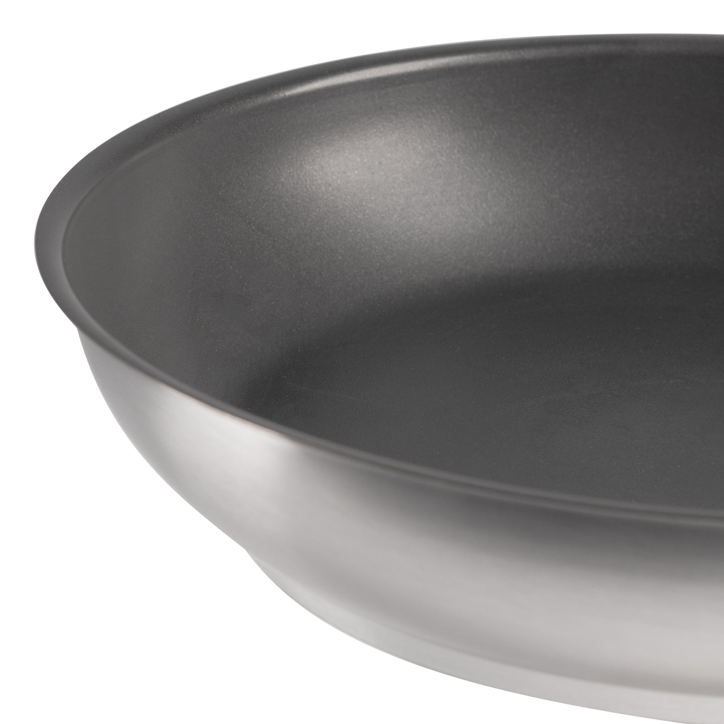 SignatureWares | Non Stick Frying Pan, 12.5", Stainless Steel, Excalibur Finish