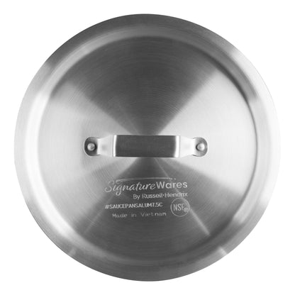 SignatureWares | Straight Sided Sauce Pan Cover, 7.5 qt, Aluminum