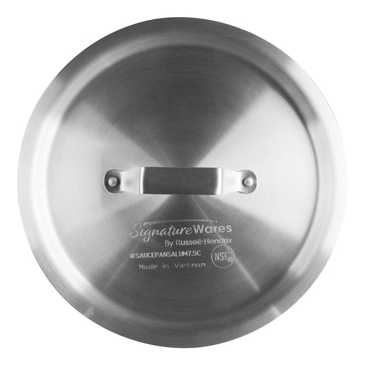 SignatureWares | Straight Sided Sauce Pan Cover, 7.5 qt, Aluminum