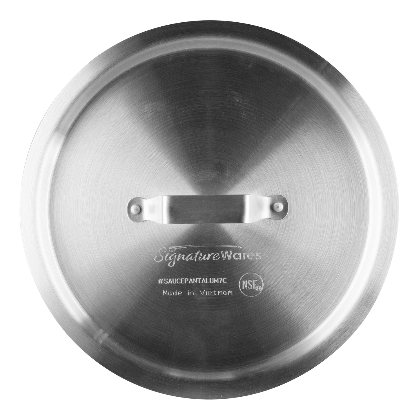 SignatureWares | Tapered Sauce Pan Cover, 7 qt, Aluminum