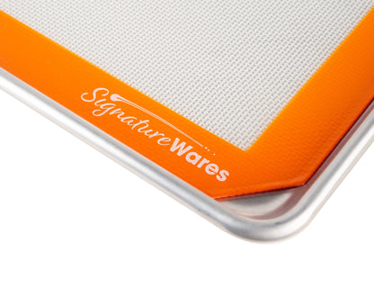 SignatureWares | Silicone Bun Pan Liner/Baking Mat, 1/8 Size