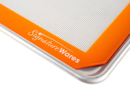 SignatureWares | Silicone Bun Pan Liner/Baking Mat, 1/4 Size