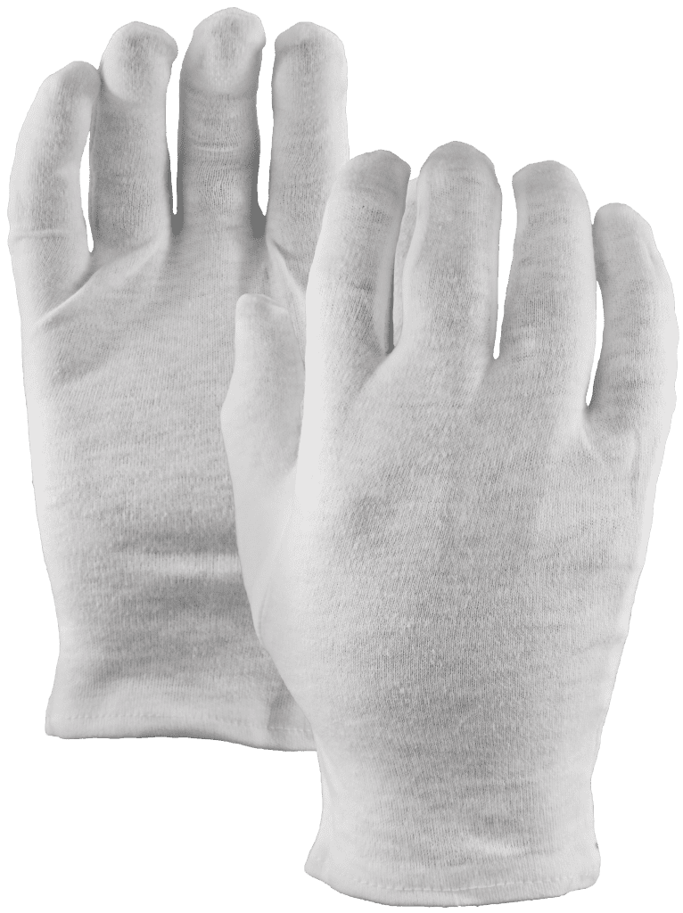 Watson Gloves Maitre'D Gloves, Cotton, White, Medium (1 pair), FINAL SALE - 501-M