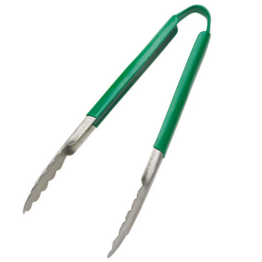 Browne | Colour-Coded Tongs, 9", Green