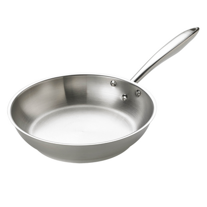 Browne | Thermalloy Deluxe Fry Pan, 9.5", Stainless Steel