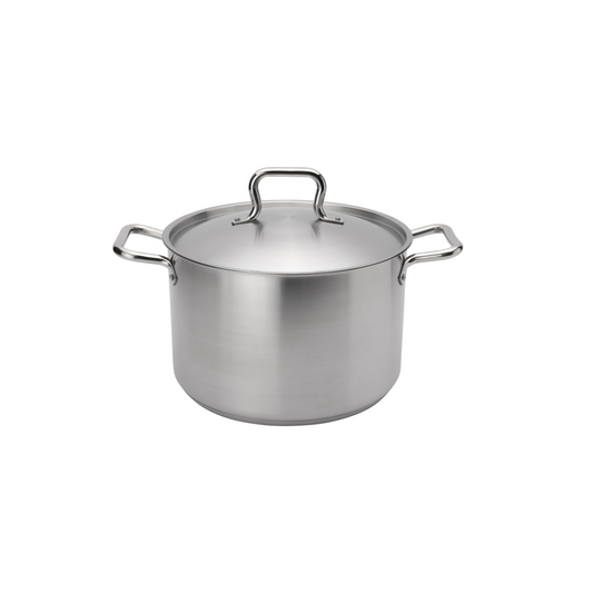 Browne | Elements Stock Pot with Lid, 8 qt, Stainless Steel