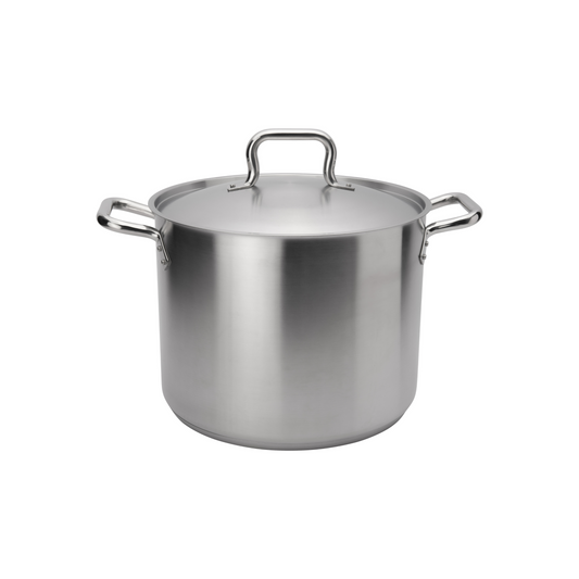 Browne | Elements Stock Pot with Lid, 20 qt, Stainless Steel