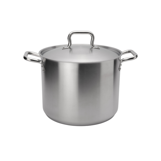 Browne | Elements Stock Pot with Lid, 24 qt, Stainless Steel