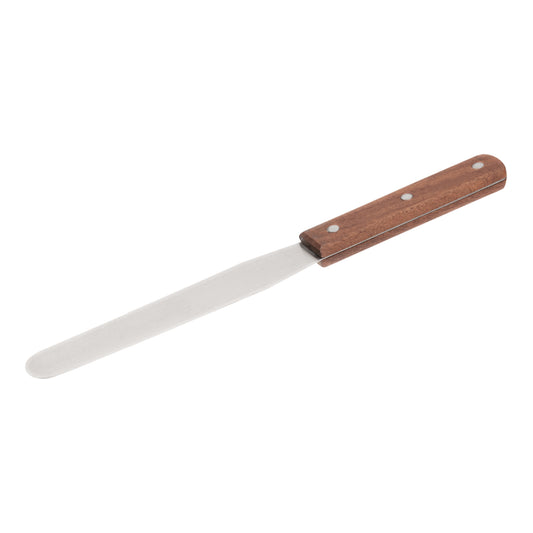 Browne | Icing / Straight Spatula, 6", Wood Handle