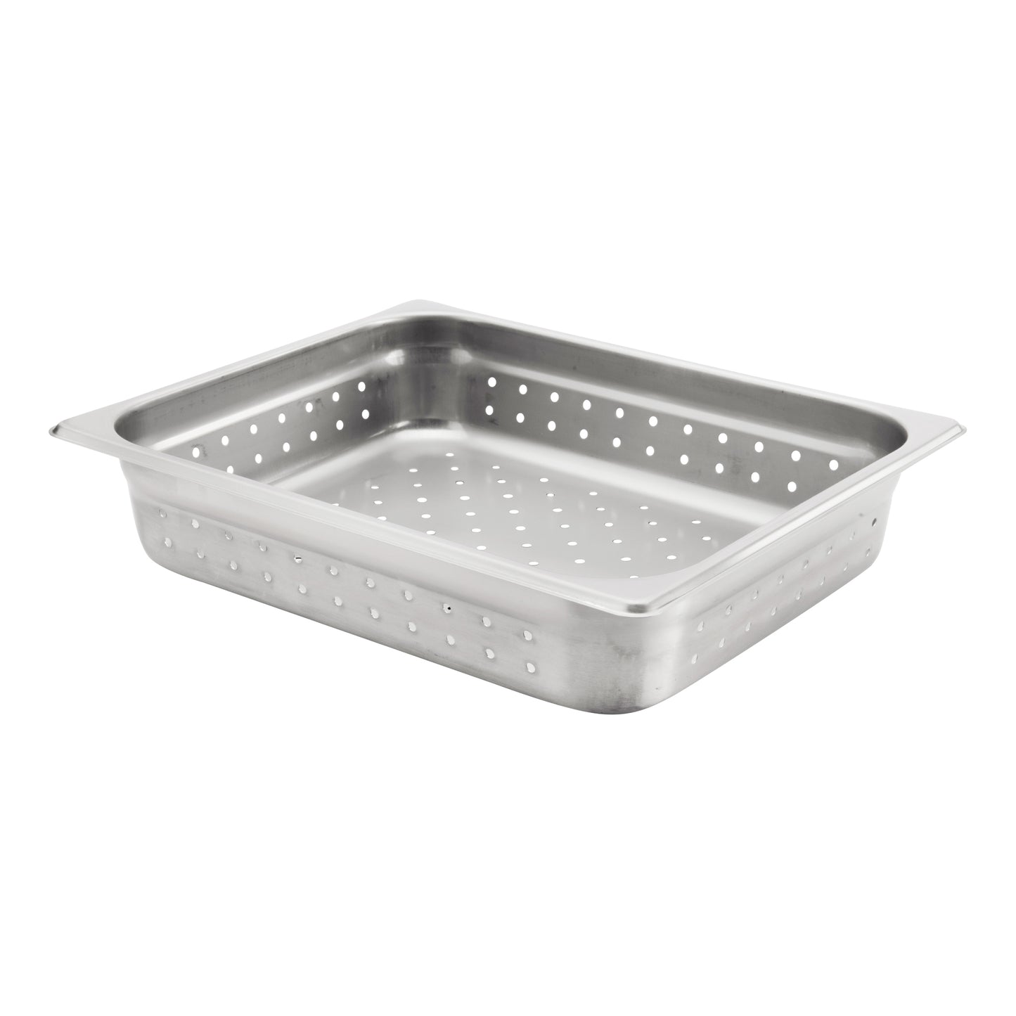 Browne | Half Size Perforated Food Pan, 2.5" Deep, 24 Gauge Stainless Steel